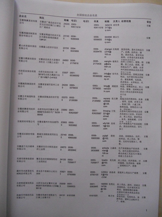 中國(guó)家紡企業(yè)黃頁(yè)可開展精準(zhǔn)營(yíng)銷，電話營(yíng)銷、郵件營(yíng)銷、傳真營(yíng)銷等等多管齊下，圓您銷售冠軍夢(mèng)