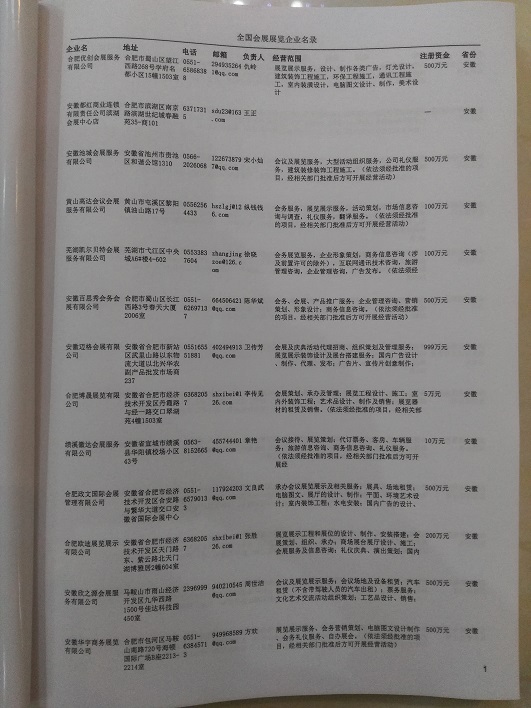 中國(guó)會(huì)展展覽公司黃頁(yè)可開展精準(zhǔn)營(yíng)銷，電話營(yíng)銷、郵件營(yíng)銷、傳真營(yíng)銷等等多管齊下，圓您銷售冠軍夢(mèng)