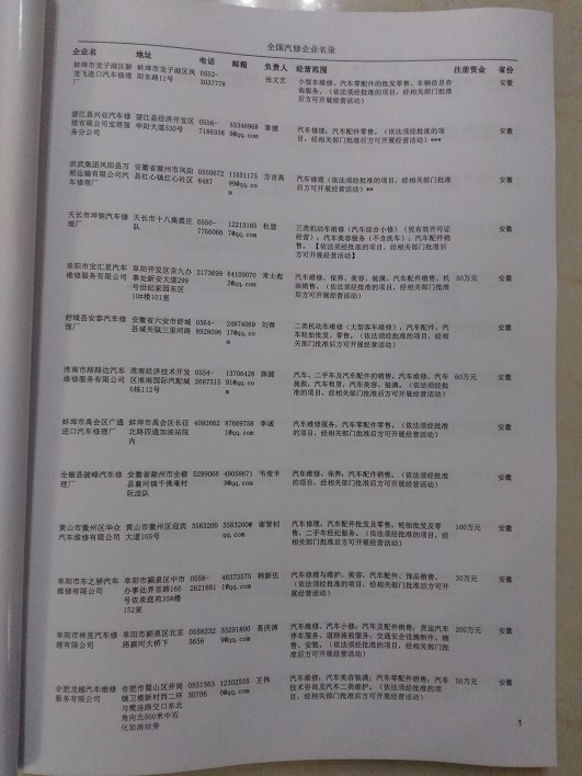 中國汽修企業(yè)黃頁可開展精準(zhǔn)營銷，電話營銷、郵件營銷、傳真營銷等等多管齊下，圓您銷售冠軍夢