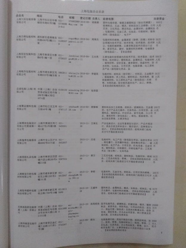 中國包裝企業(yè)黃頁可開展精準(zhǔn)營銷，電話營銷、郵件營銷、傳真營銷等等多管齊下，圓您銷售冠軍夢